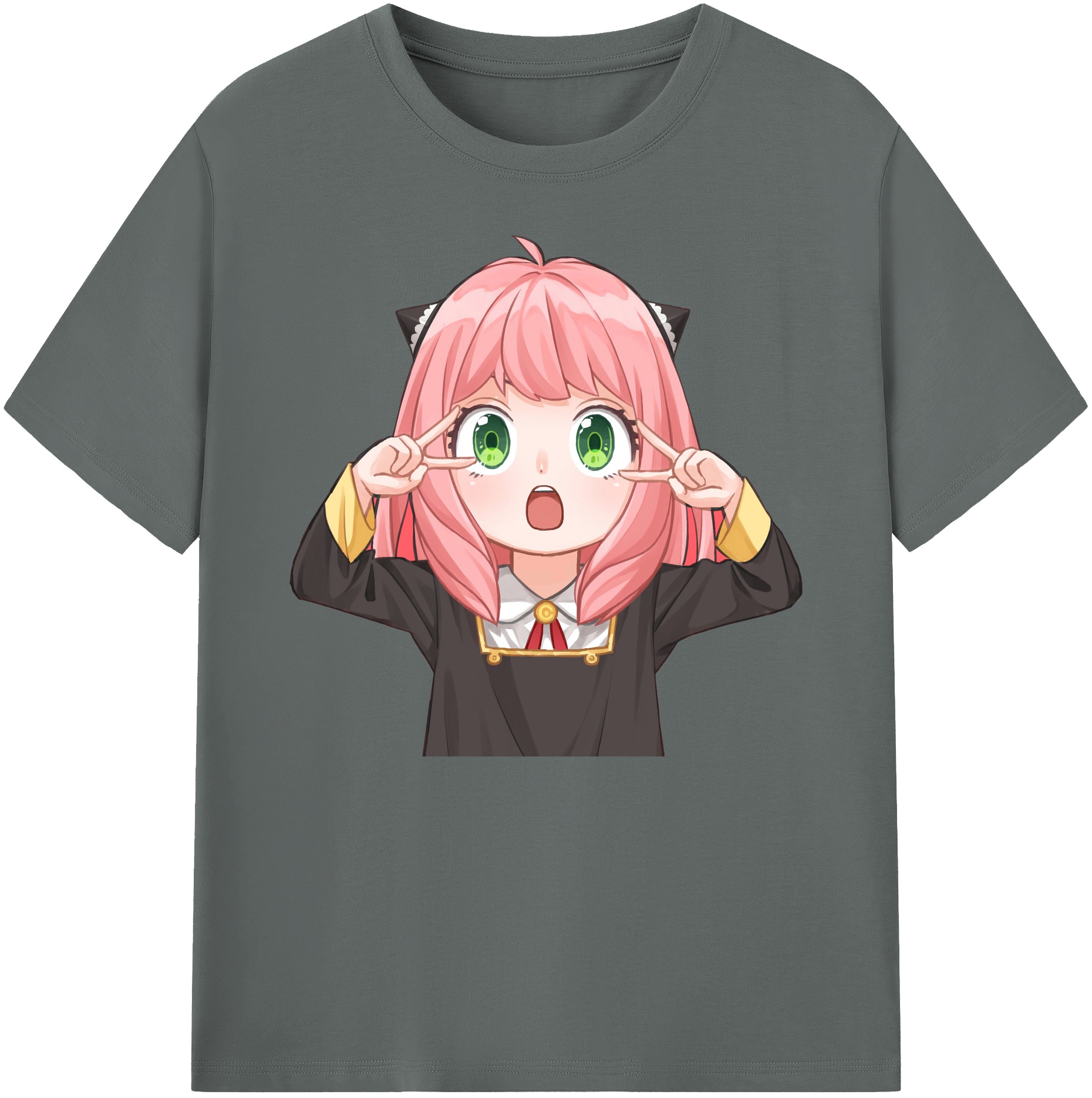 （画像用） SPY×FAMILY间谍家家酒 綿100％ メンズ半袖Tシャツ｜肌触りやわらか＆通気性
